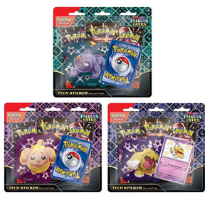 *PRE-ORDER* Pokemon TCG - Scarlet & Violet 4.5 Paldean Fates Tech Sticker Blisters Case (12)