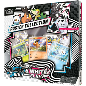 *PRE-ORDER* Pokemon TCG - Scarlet & Violet Black Bolt & White Flare Unova Poster Collection Case (6)