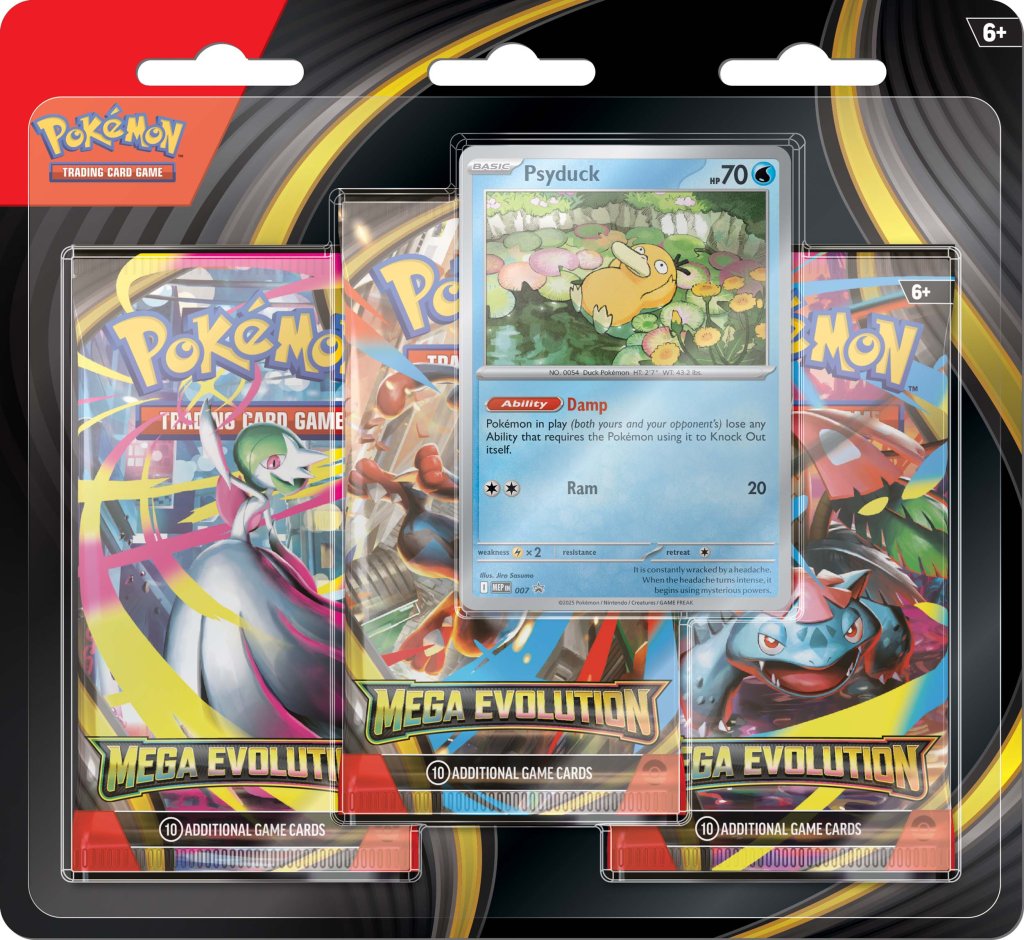 *PRE-ORDER* Pokémon TCG - Mega Evolution Three Booster Blister