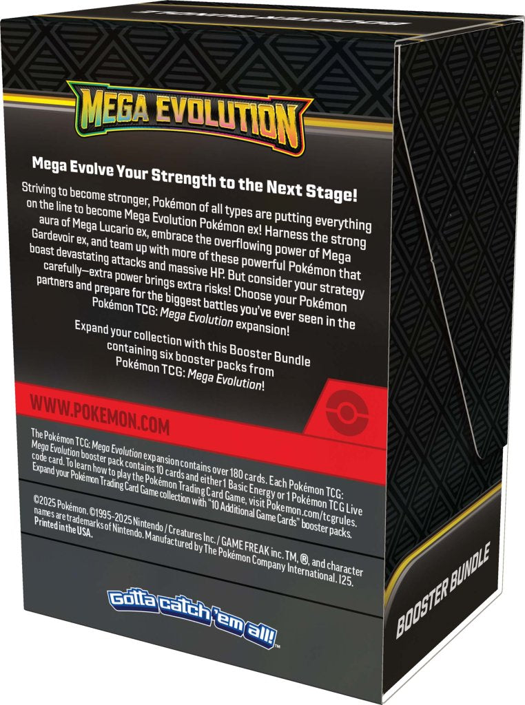 *PRE-ORDER* Pokemon TCG - Mega Evolution Booster Bundle
