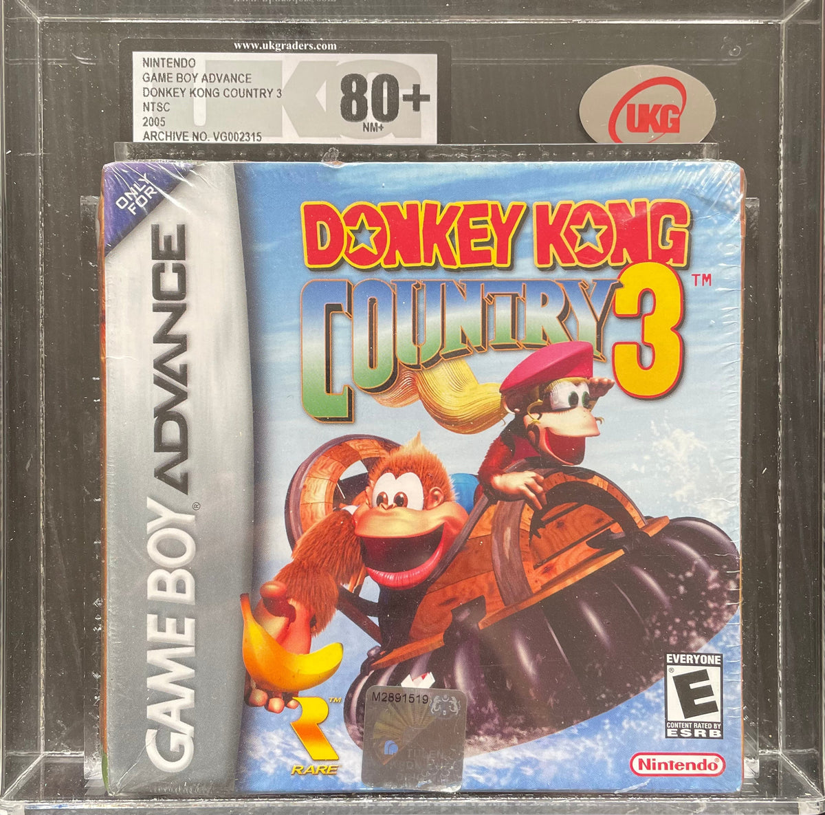 Donkey Kong Country 3 Game Boy Advance UKG 80+