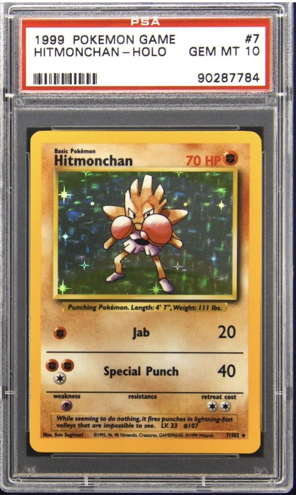 Hitmonchan #7 PSA 10