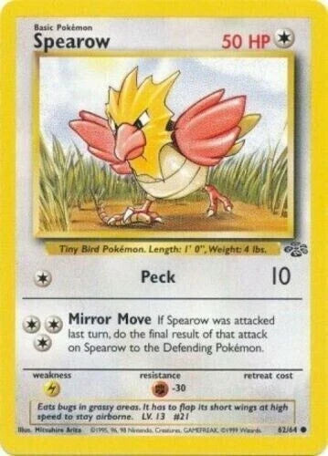 Pokemon TCG - Spearow #62