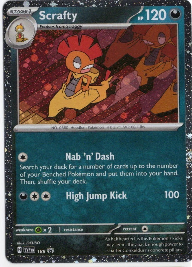 Pokemon TCG - Scrafty #188