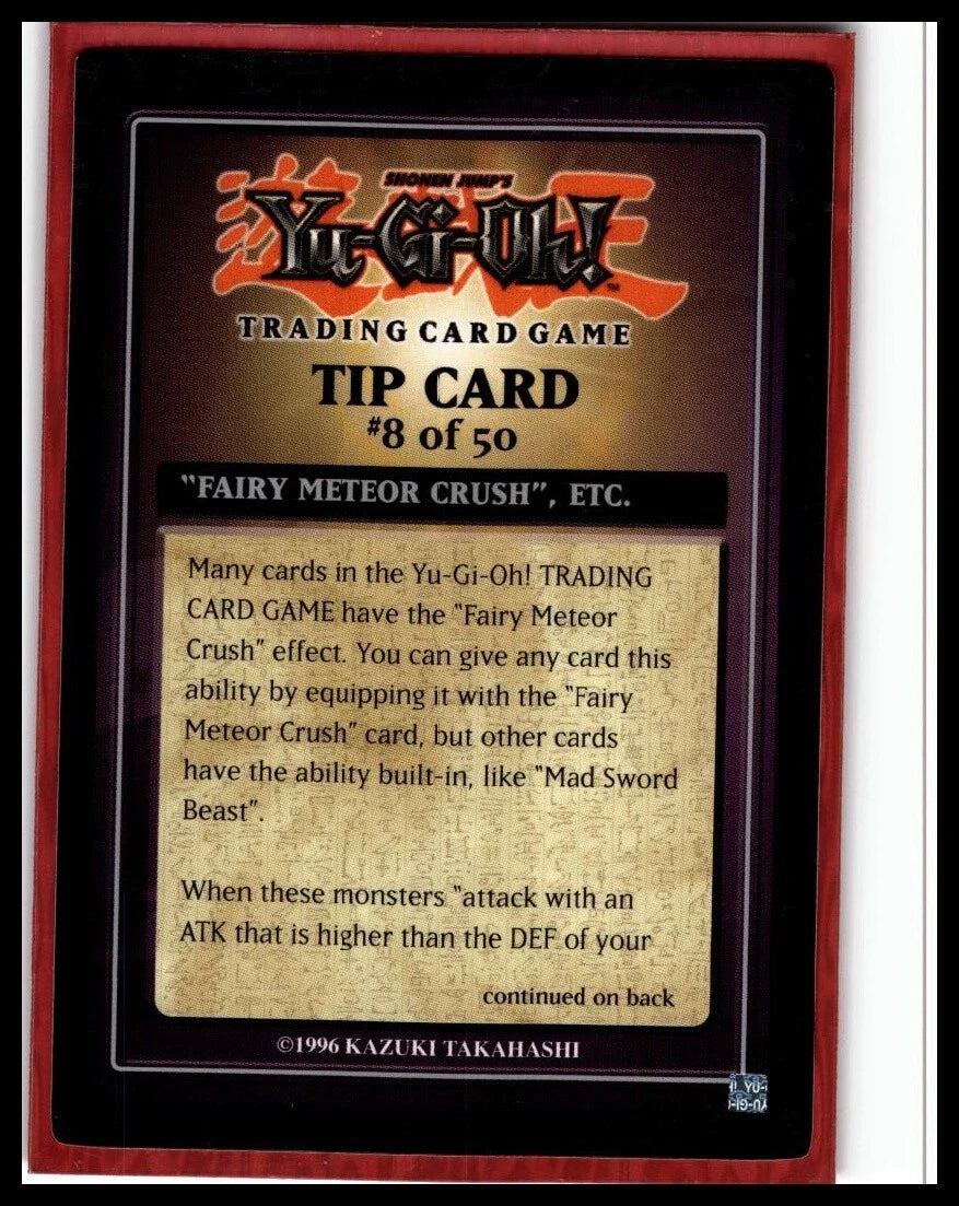 Yu-Gi-Oh! TCG - Dark Revelation Tip Card #8/50