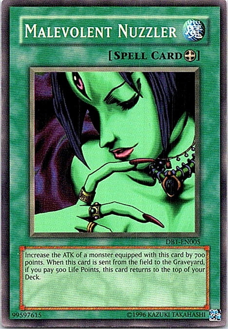 Yu-Gi-Oh! TCG - Malevolent Nuzzler DB1-EN005