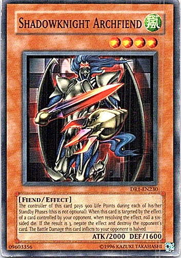Yu-Gi-Oh! TCG - Shadowknight Archfiend DR1-EN230