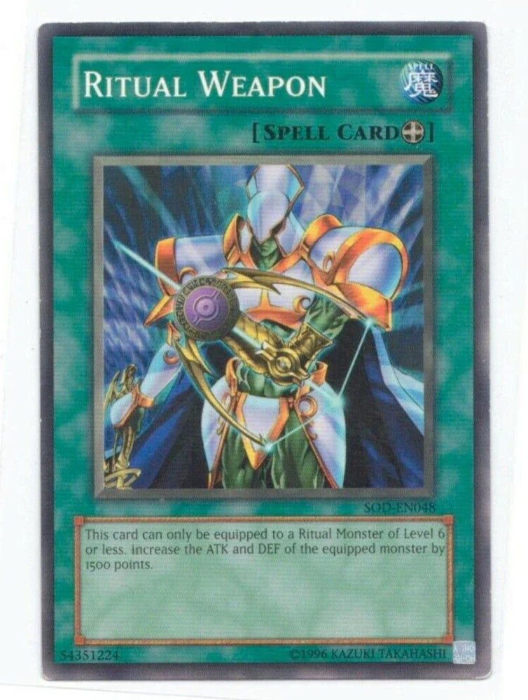 Yu-Gi-Oh! TCG - Ritual Weapon SOD-EN048