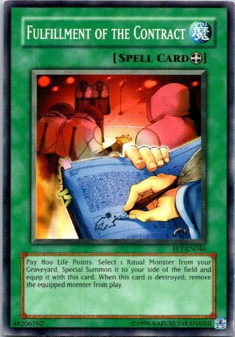 Yu-Gi-Oh! TCG - Fulfillment Of The Contract FET-EN046
