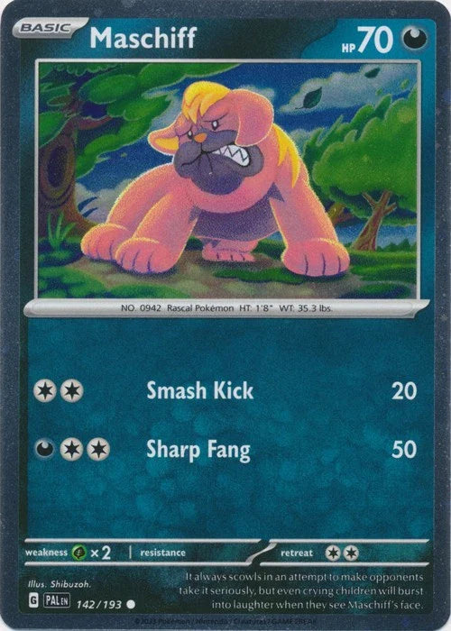 Pokemon TCG - Maschiff #142