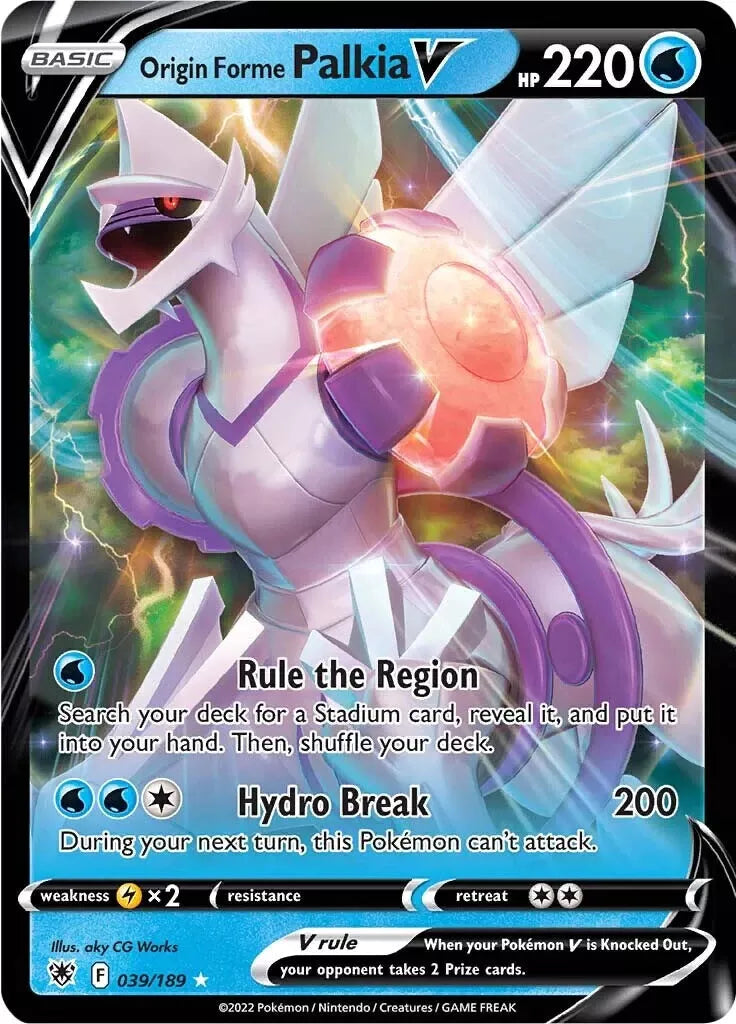 Pokemon TCG - Origin Forme Palkia V #039