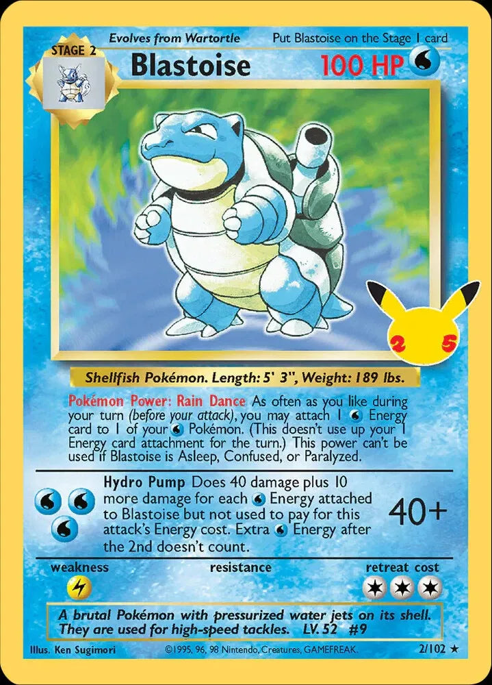 Pokemon TCG - Blastoise 2/102
