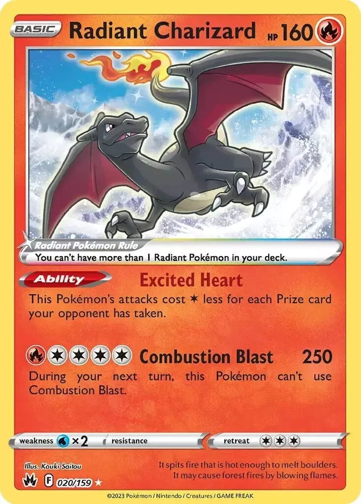 Pokemon TCG - Radiant Charizard #020