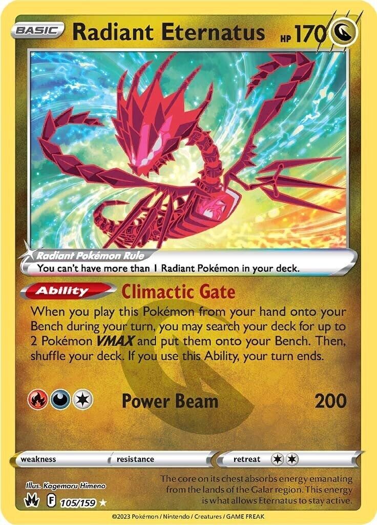 Pokemon TCG - Radiant Eternatus #105